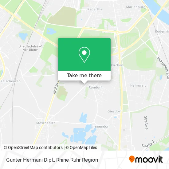 Карта Gunter Hermani Dipl.