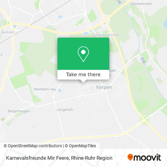 Karnevalsfreunde Mir Feere map