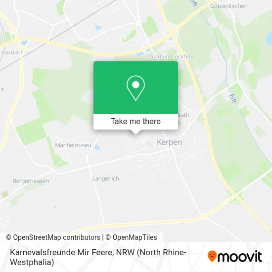 Karnevalsfreunde Mir Feere map