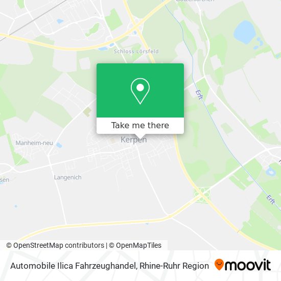 Automobile Ilica Fahrzeughandel map