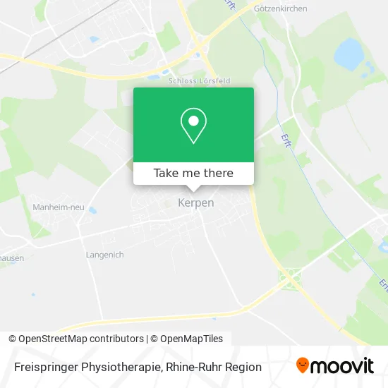Карта Freispringer Physiotherapie