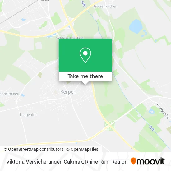 Карта Viktoria Versicherungen Cakmak