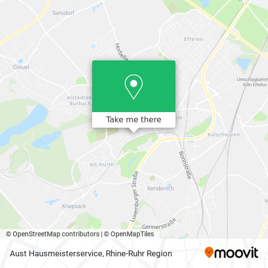 Aust Hausmeisterservice map