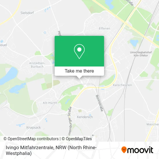 Карта Ivingo Mitfahrzentrale