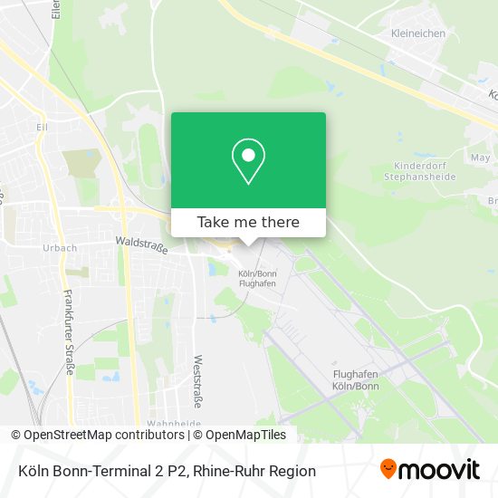Köln Bonn-Terminal 2 P2 map