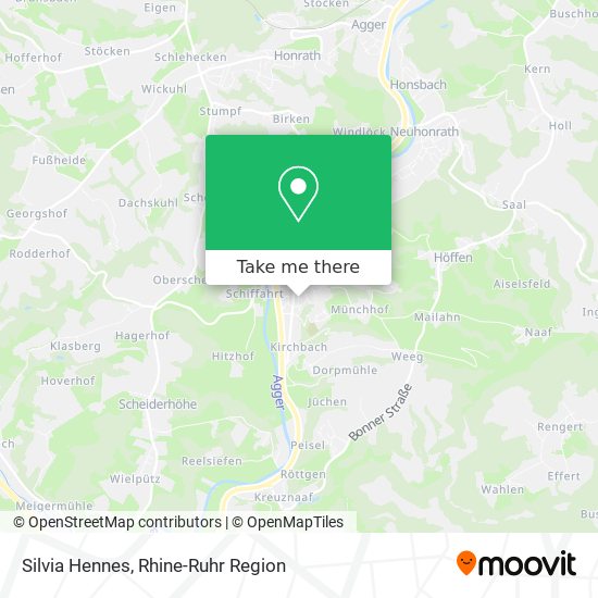 Silvia Hennes map