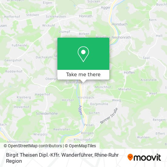 Birgit Theisen Dipl.-Kffr. Wanderführer map