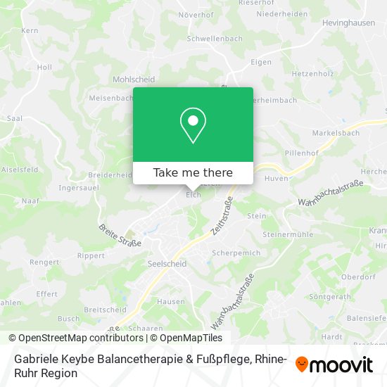 Gabriele Keybe Balancetherapie & Fußpflege map