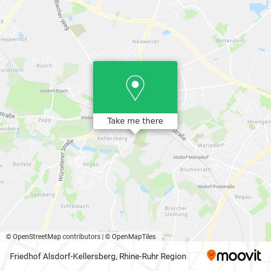 Friedhof Alsdorf-Kellersberg map