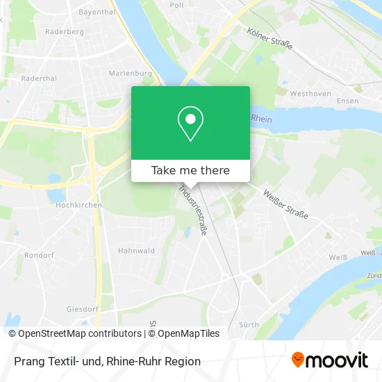 Карта Prang Textil- und