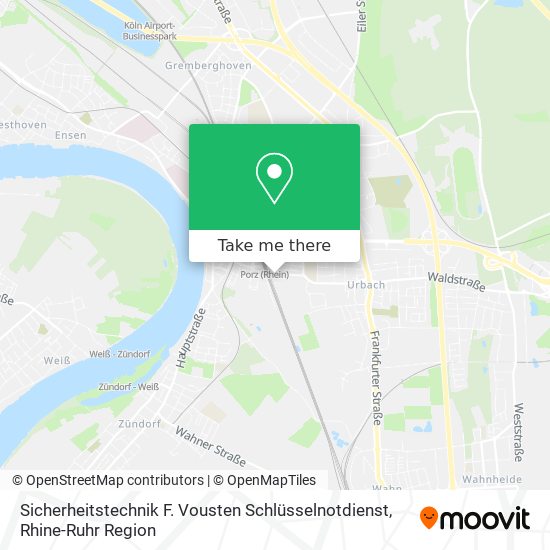 Sicherheitstechnik F. Vousten Schlüsselnotdienst map