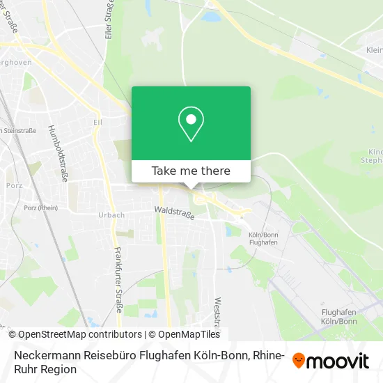 Neckermann Reisebüro Flughafen Köln-Bonn map
