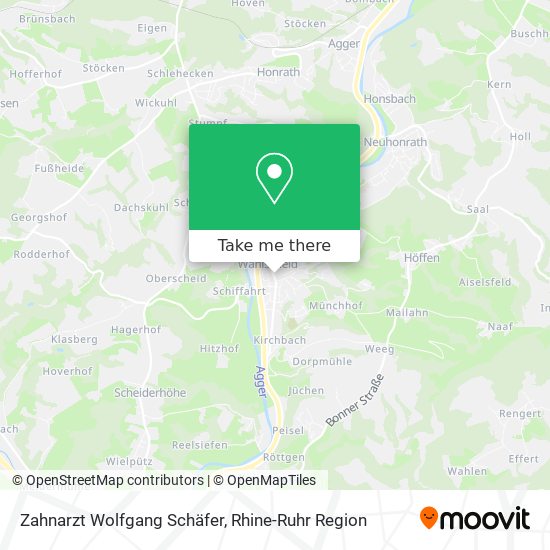 Карта Zahnarzt Wolfgang Schäfer