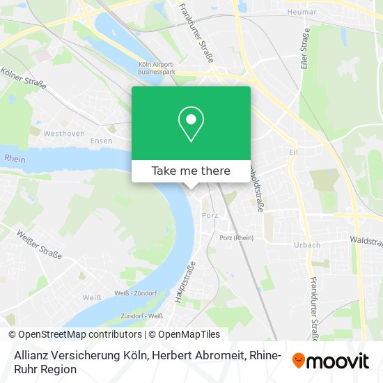 Allianz Versicherung Köln, Herbert Abromeit map