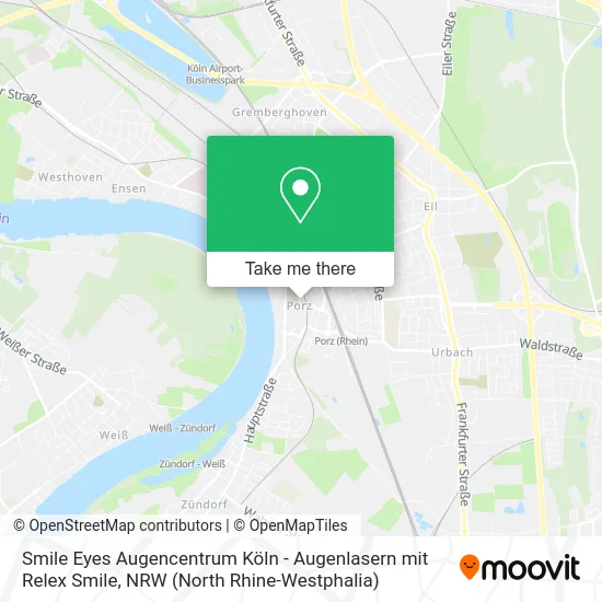 Карта Smile Eyes Augencentrum Köln - Augenlasern mit Relex Smile
