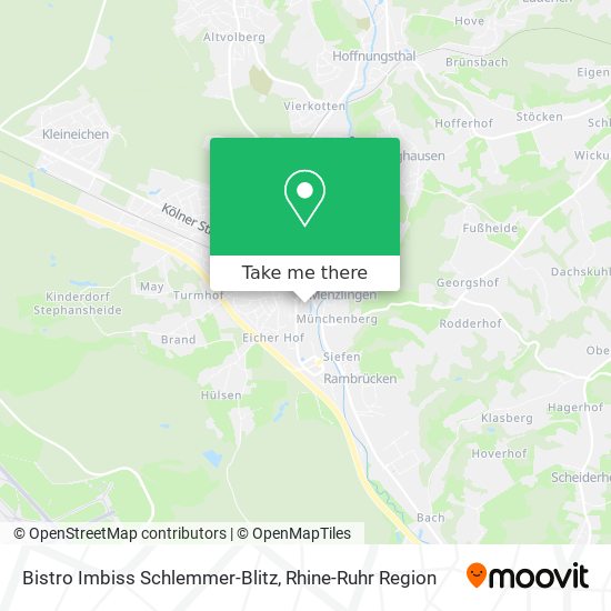 Карта Bistro Imbiss Schlemmer-Blitz