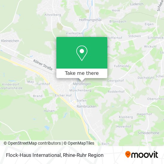 Flock-Haus International map
