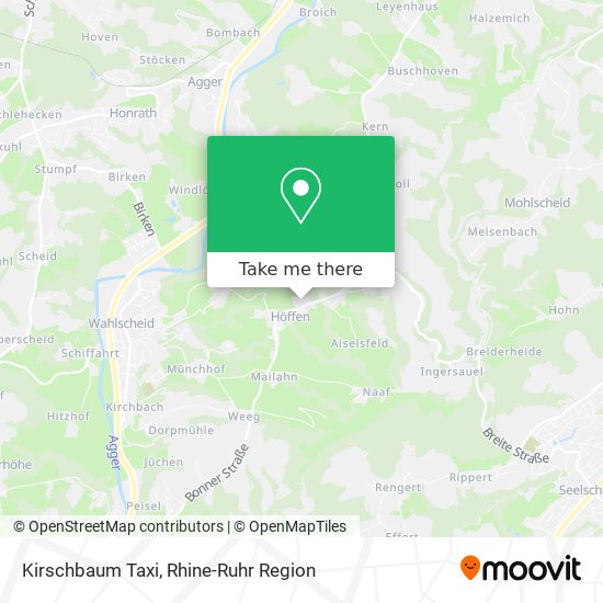 Карта Kirschbaum Taxi