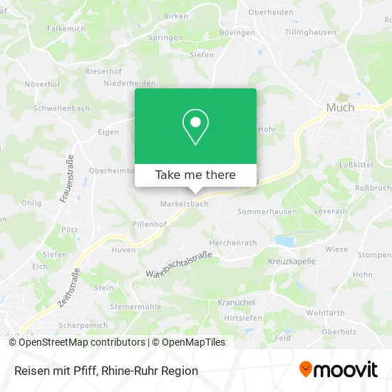 Карта Reisen mit Pfiff