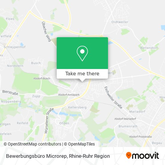 Bewerbungsbüro Microrep map