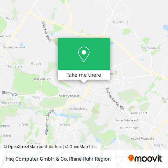 Hiq Computer GmbH & Co map