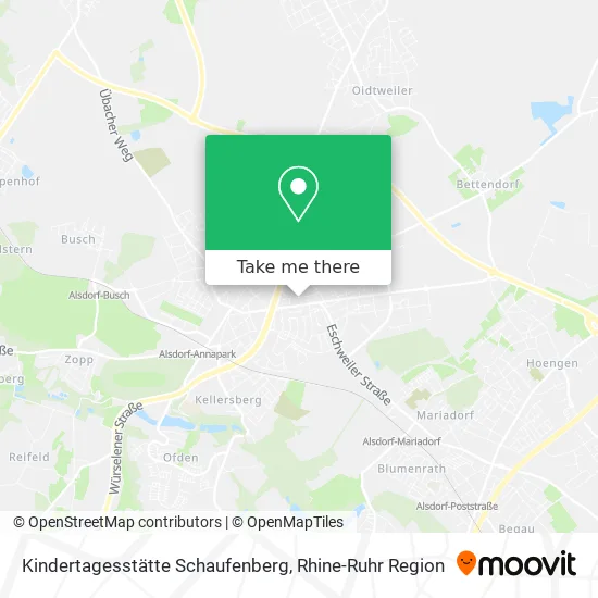Карта Kindertagesstätte Schaufenberg