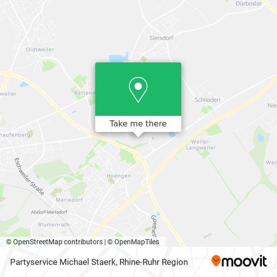 Partyservice Michael Staerk map