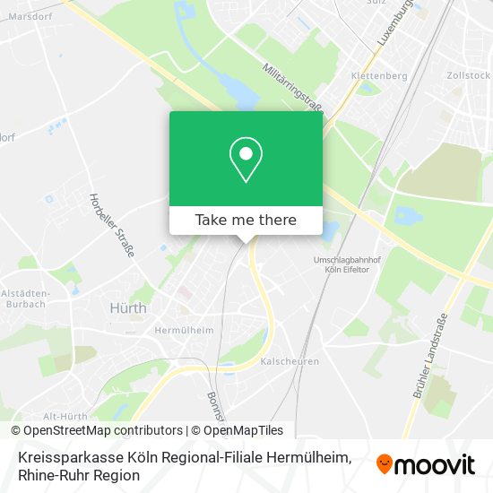 Kreissparkasse Köln Regional-Filiale Hermülheim map