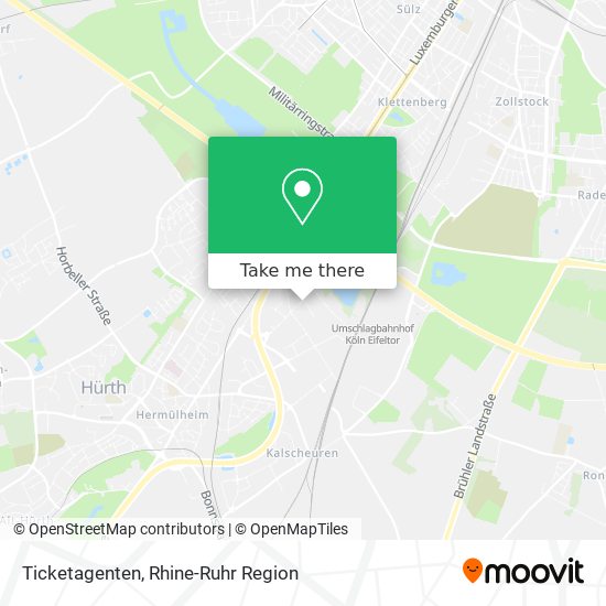 Ticketagenten map