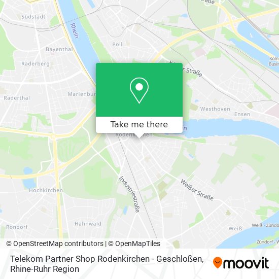 Telekom Partner Shop Rodenkirchen - Geschloßen map