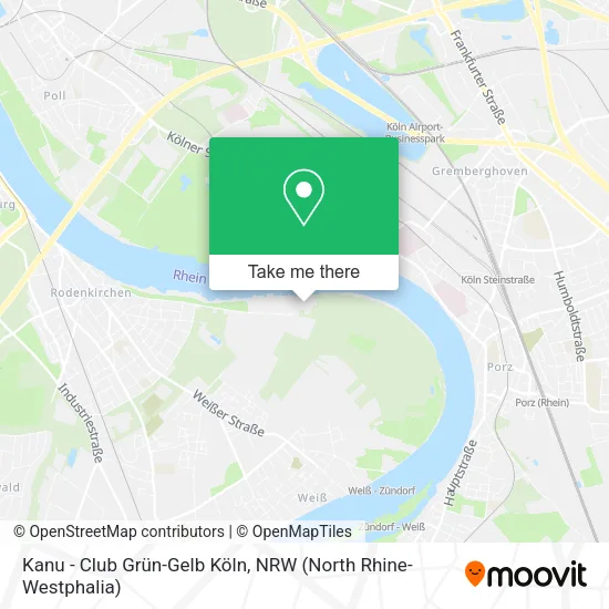 Карта Kanu - Club Grün-Gelb Köln