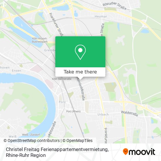 Christel Freitag Ferienappartementvermietung map