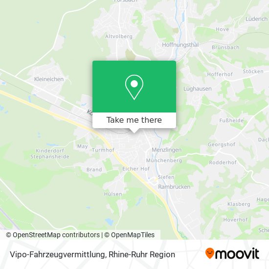 Vipo-Fahrzeugvermittlung map