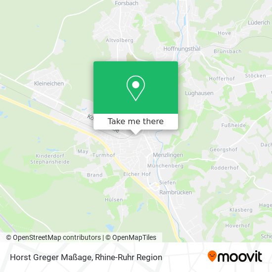 Horst Greger Maßage map