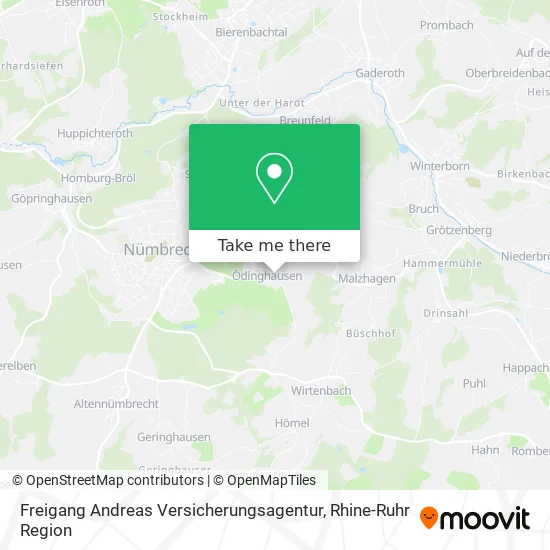 Карта Freigang Andreas Versicherungsagentur