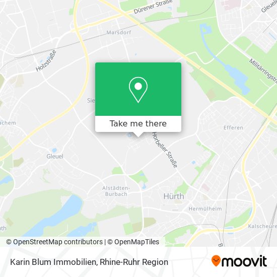 Karin Blum Immobilien map