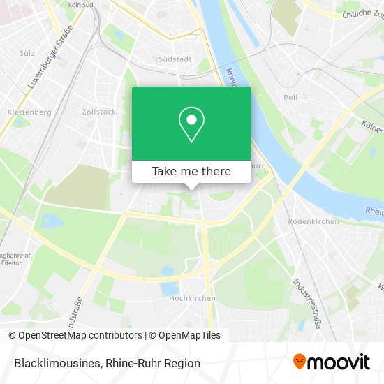 Blacklimousines map