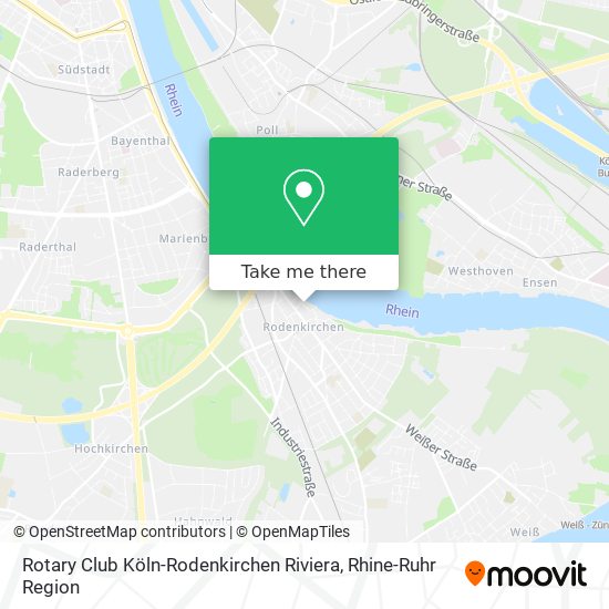 Rotary Club Köln-Rodenkirchen Riviera map