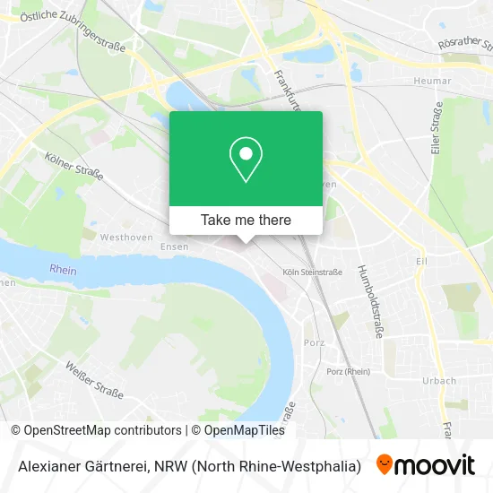 Карта Alexianer Gärtnerei