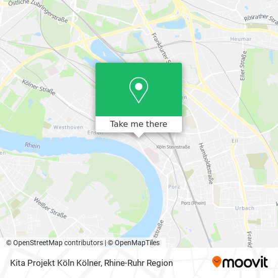 Карта Kita Projekt Köln Kölner
