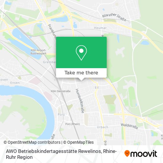 AWO Betriebskindertagesstätte Rewelinos map