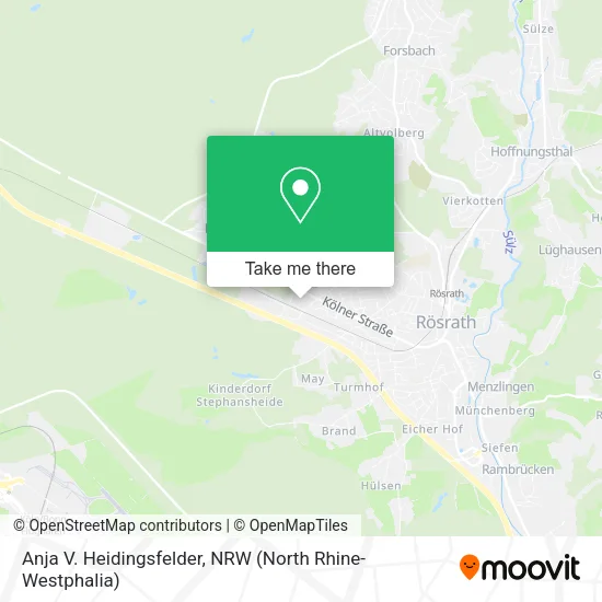 Карта Anja V. Heidingsfelder