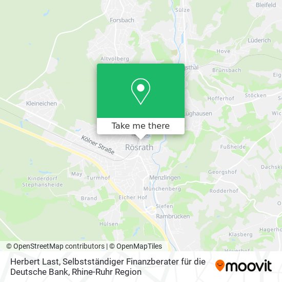 Herbert Last, Selbstständiger Finanzberater für die Deutsche Bank map