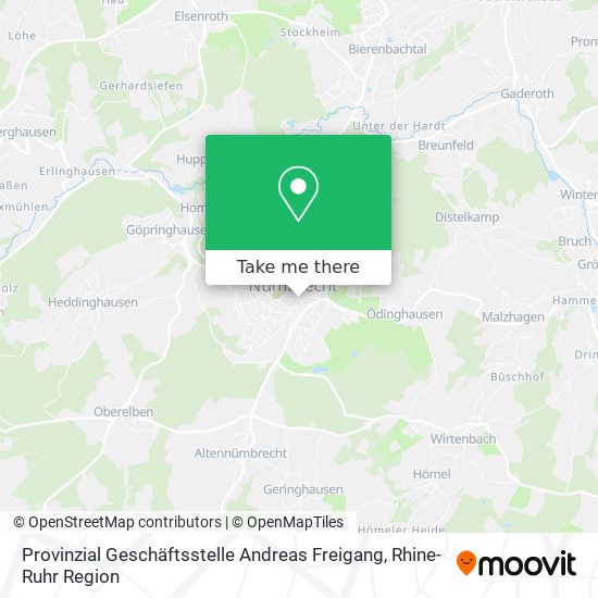Provinzial Geschäftsstelle Andreas Freigang map