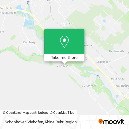 Карта Schophoven Viehöfen