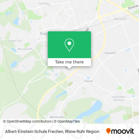 Albert-Einstein-Schule Frechen map