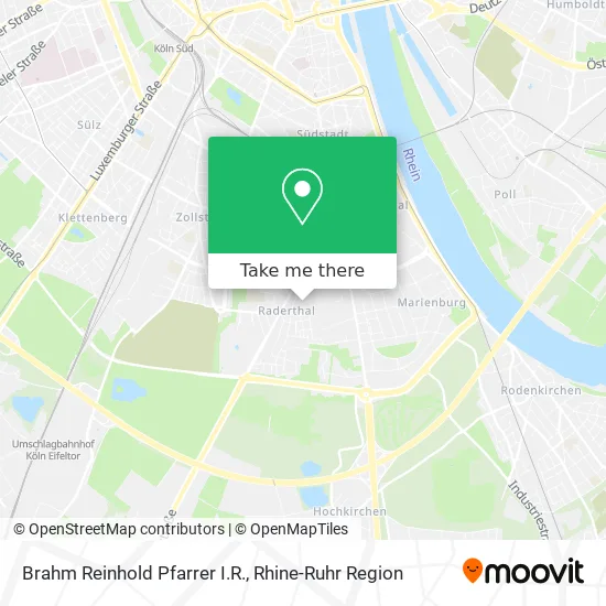 Карта Brahm Reinhold Pfarrer I.R.