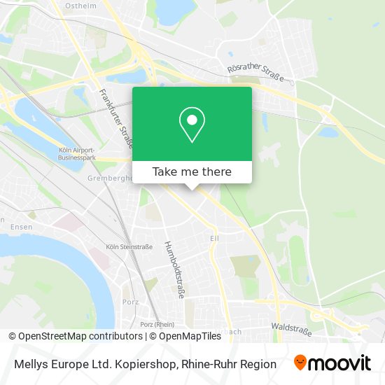 Mellys Europe Ltd. Kopiershop map