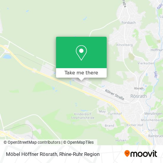 Möbel Höffner Rösrath map