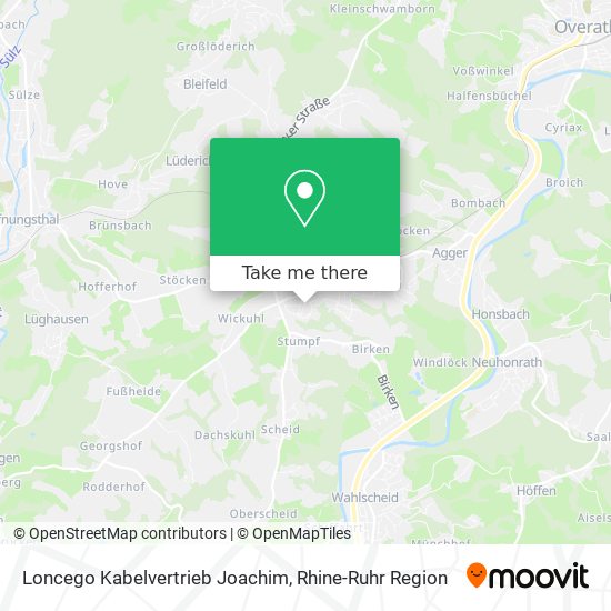 Loncego Kabelvertrieb Joachim map